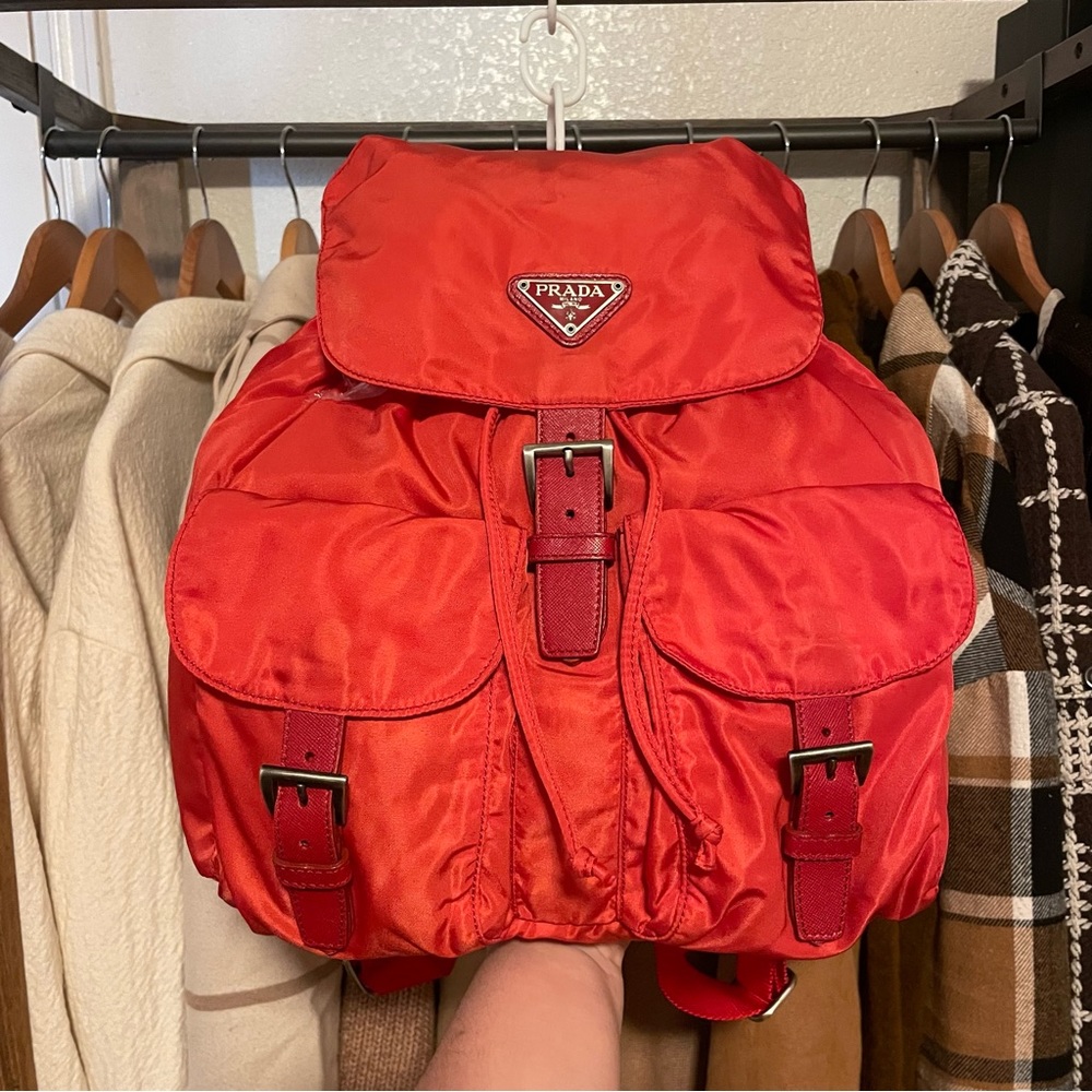 PRADA Red Backpack - Picture 13 of 13